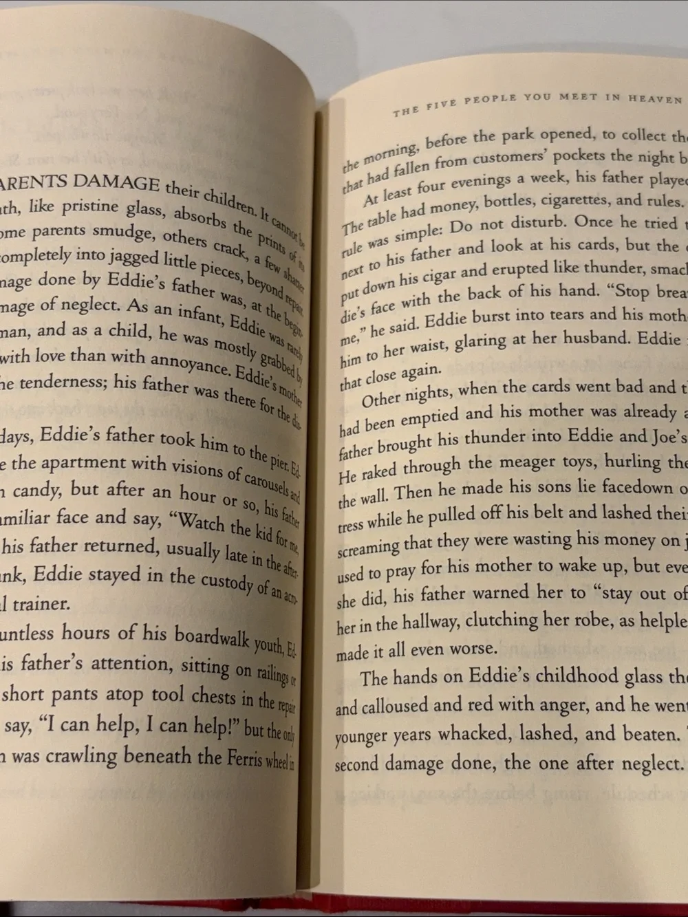 The Five People You Meet in Heaven by Mitch Albom First Edition 2003 Hardcover